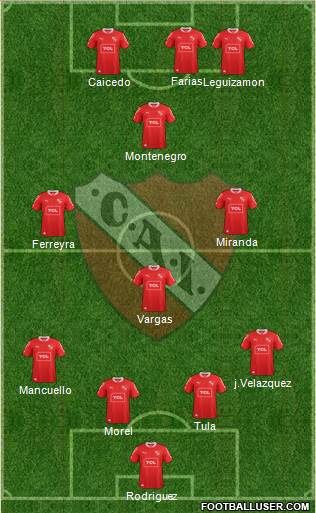 Independiente Formation 2013