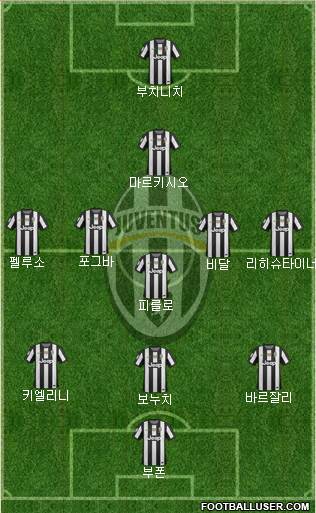 Juventus Formation 2013