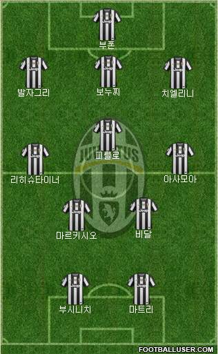 Juventus Formation 2013