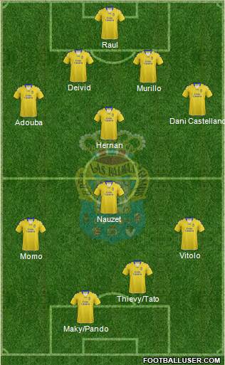 U.D. Las Palmas S.A.D. Formation 2013