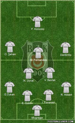 Besiktas JK Formation 2013