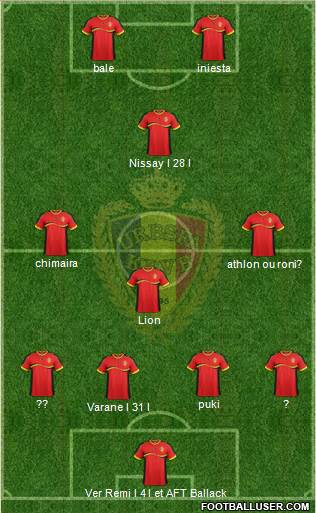 Belgium Formation 2013