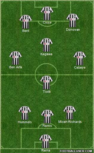 Newcastle United Formation 2013