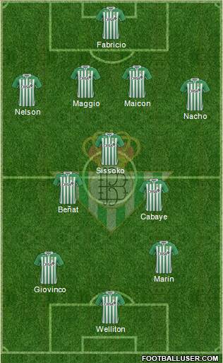 Real Betis B., S.A.D. Formation 2013