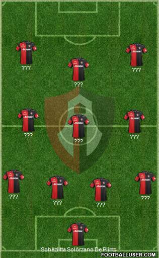 Club Deportivo Atlas Formation 2013