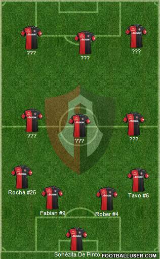 Club Deportivo Atlas Formation 2013