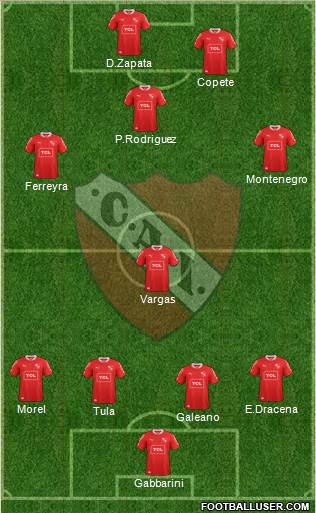 Independiente Formation 2013