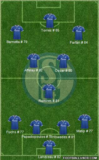 FC Schalke 04 Formation 2013