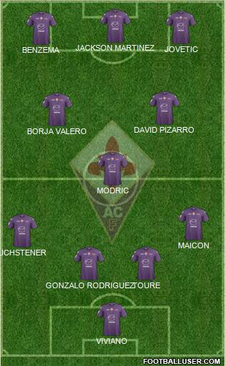 Fiorentina Formation 2013