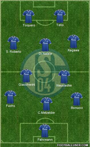 FC Schalke 04 Formation 2013