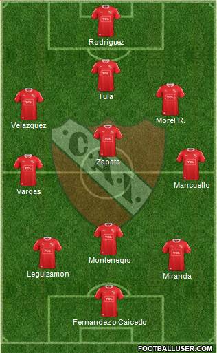 Independiente Formation 2013