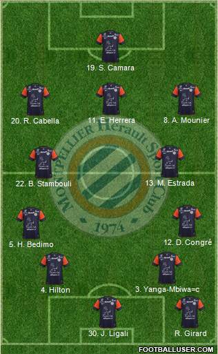 Montpellier Hérault Sport Club Formation 2013