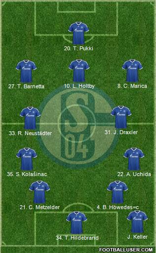 FC Schalke 04 Formation 2013