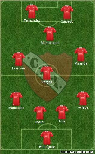 Independiente Formation 2013