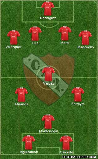 Independiente Formation 2013