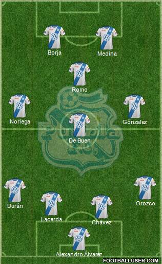Club Puebla de la Franja Formation 2013