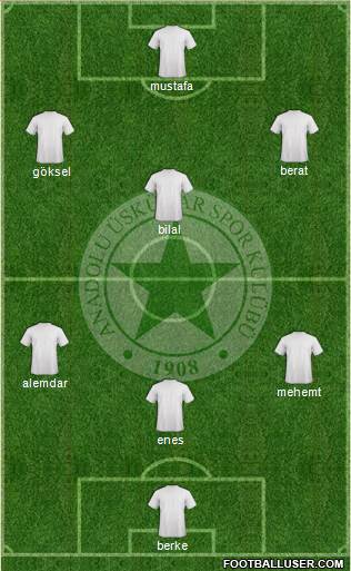 Anadolu Üsküdar 1908 Spor Formation 2013