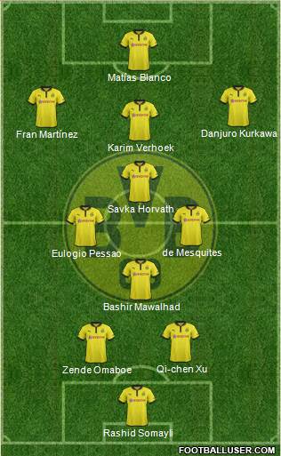 Borussia Dortmund Formation 2013