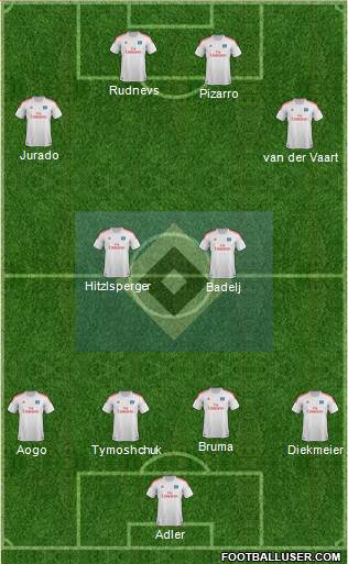Hamburger SV Formation 2013