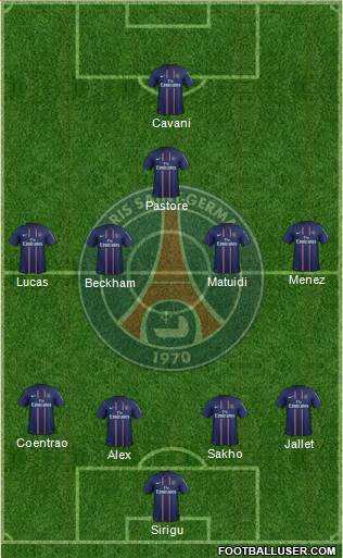 Paris Saint-Germain Formation 2013