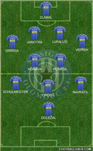 Sigma Olomouc football formation