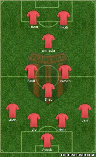 Flamengo EC de Arcoverde Formation 2013