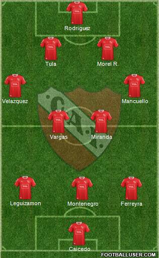 Independiente Formation 2013