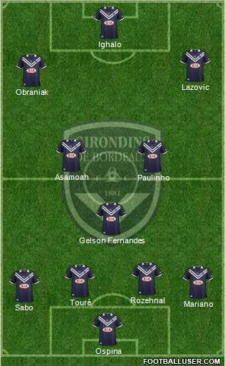 FC Girondins de Bordeaux Formation 2013