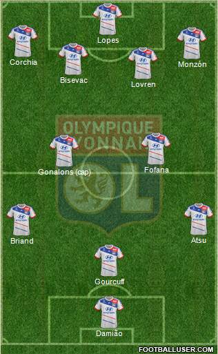 Olympique Lyonnais Formation 2013