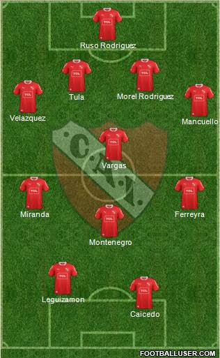 Independiente Formation 2013