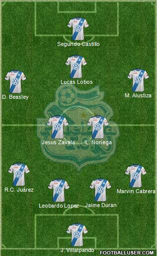 Club Puebla de la Franja Formation 2013