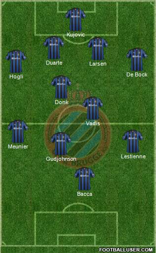 Club Brugge KV Formation 2013