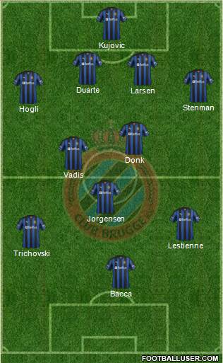Club Brugge KV Formation 2013