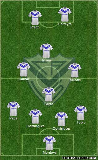 Vélez Sarsfield Formation 2013