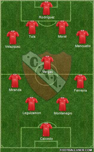 Independiente Formation 2013