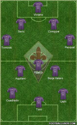 Fiorentina Formation 2013