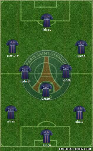 Paris Saint-Germain Formation 2013