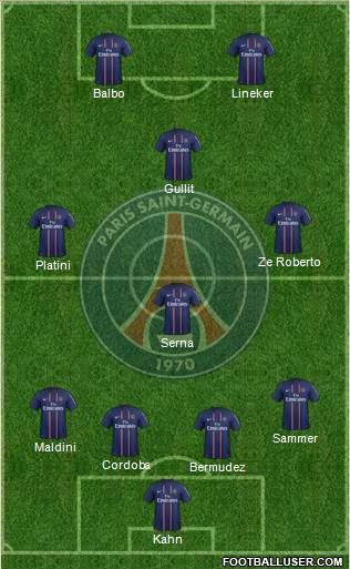 Paris Saint-Germain Formation 2013