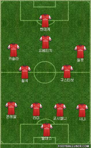 Arsenal Formation 2013