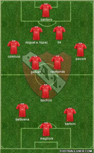 Independiente Formation 2013
