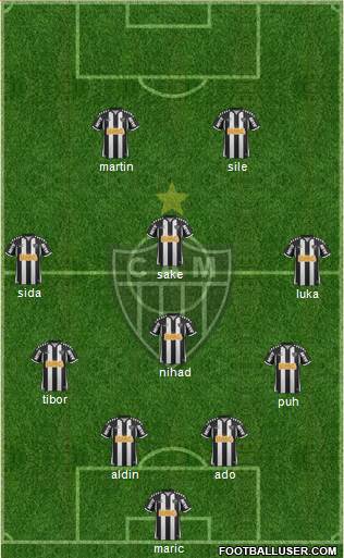 C Atlético Mineiro Formation 2013