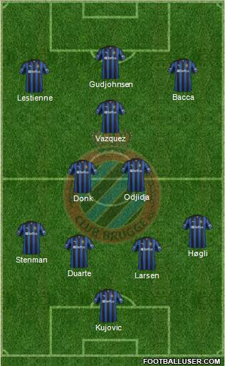 Club Brugge KV Formation 2013