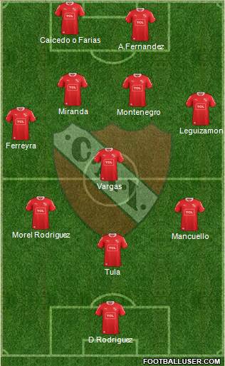 Independiente Formation 2013