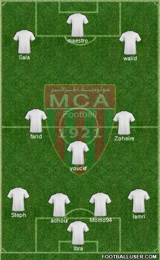 Mouloudia Club d'Alger football formation