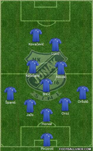 NK Junak Formation 2013