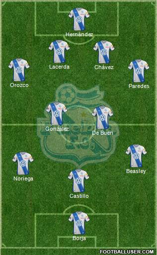 Club Puebla de la Franja Formation 2013