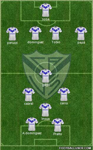Vélez Sarsfield Formation 2013