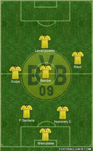 Borussia Dortmund Formation 2013