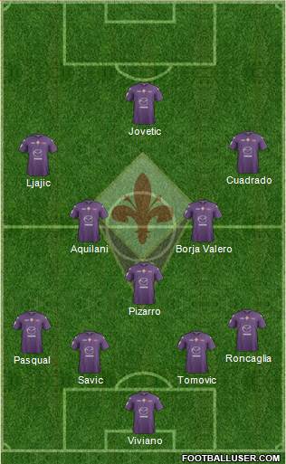 Fiorentina Formation 2013