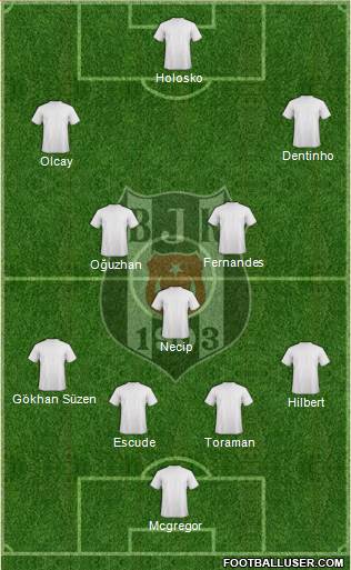 Besiktas JK Formation 2013